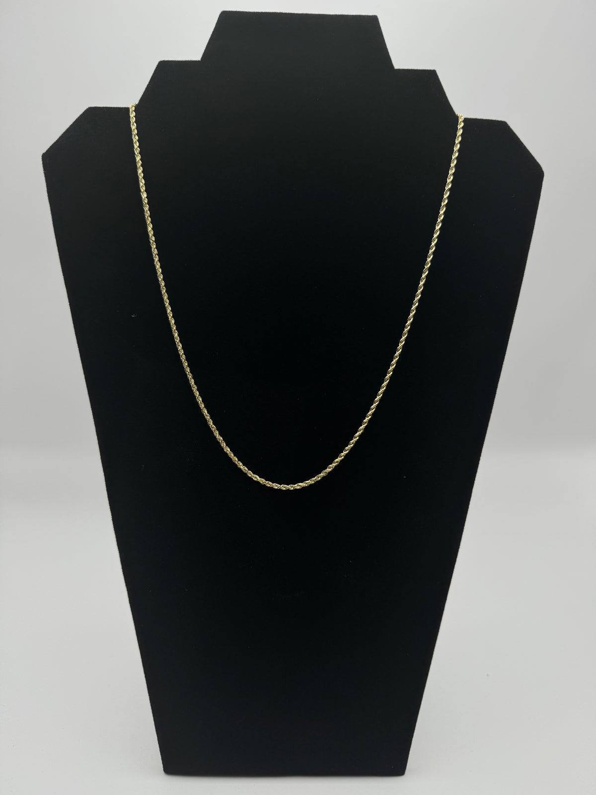 1MM SOLID ROPE CHAIN (DAIMOND CUT)