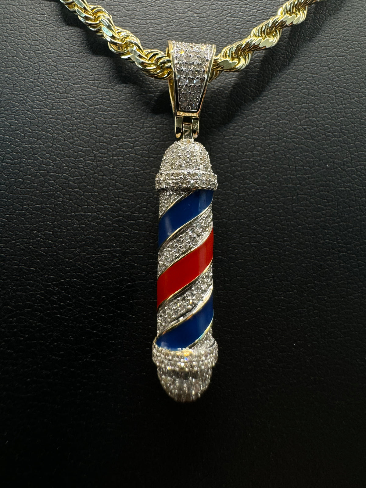 Barberpole pendant