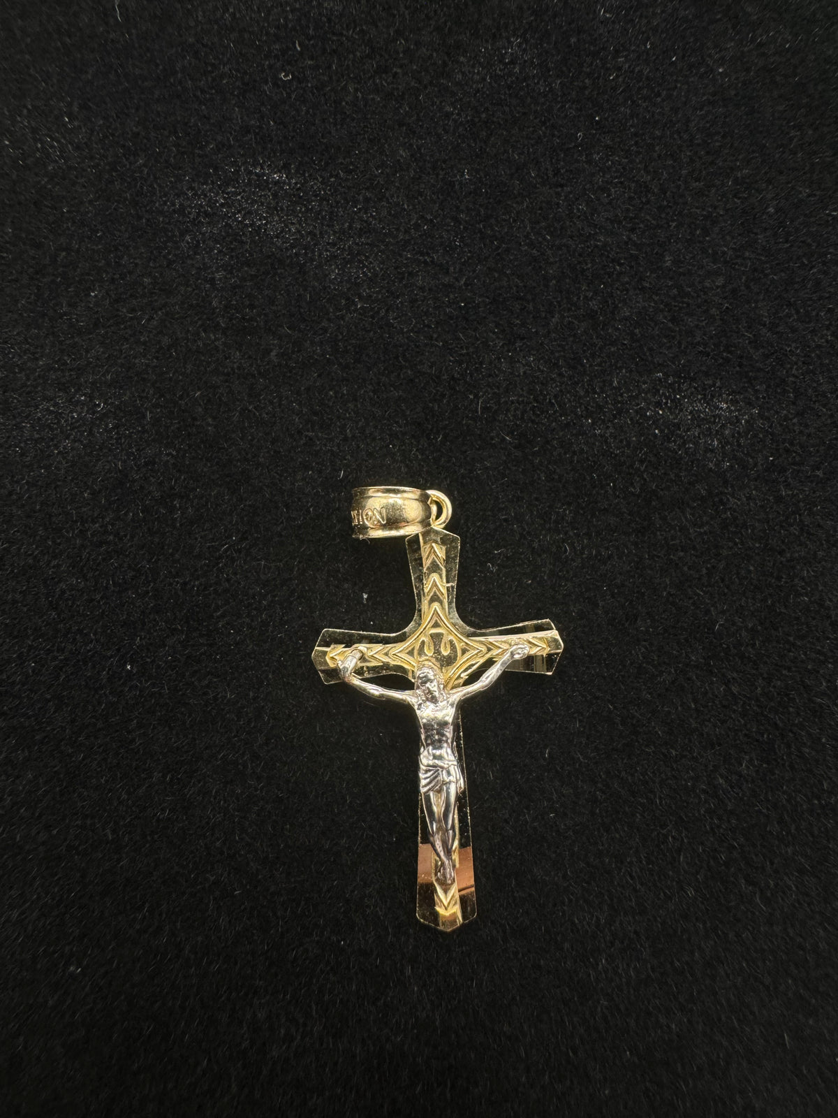 25MM CRUCIFIX PENDANT 14K